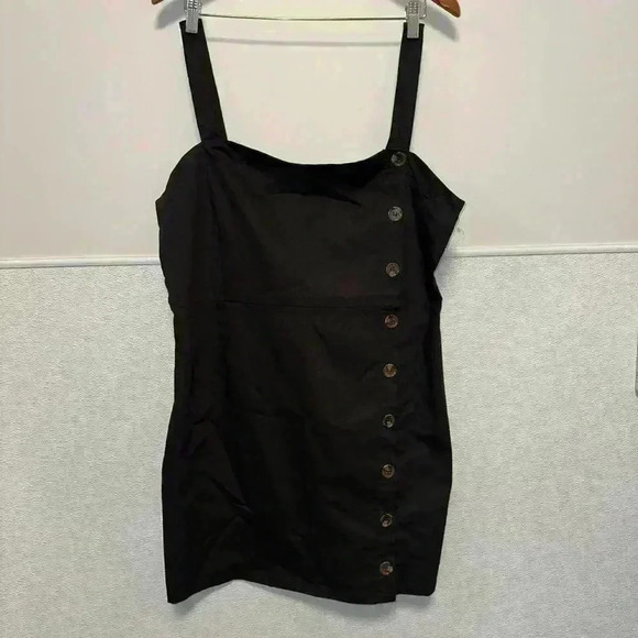 Wishful Park Dresses & Skirts - Women's Wishful Park Black Dress / Button Down / XL